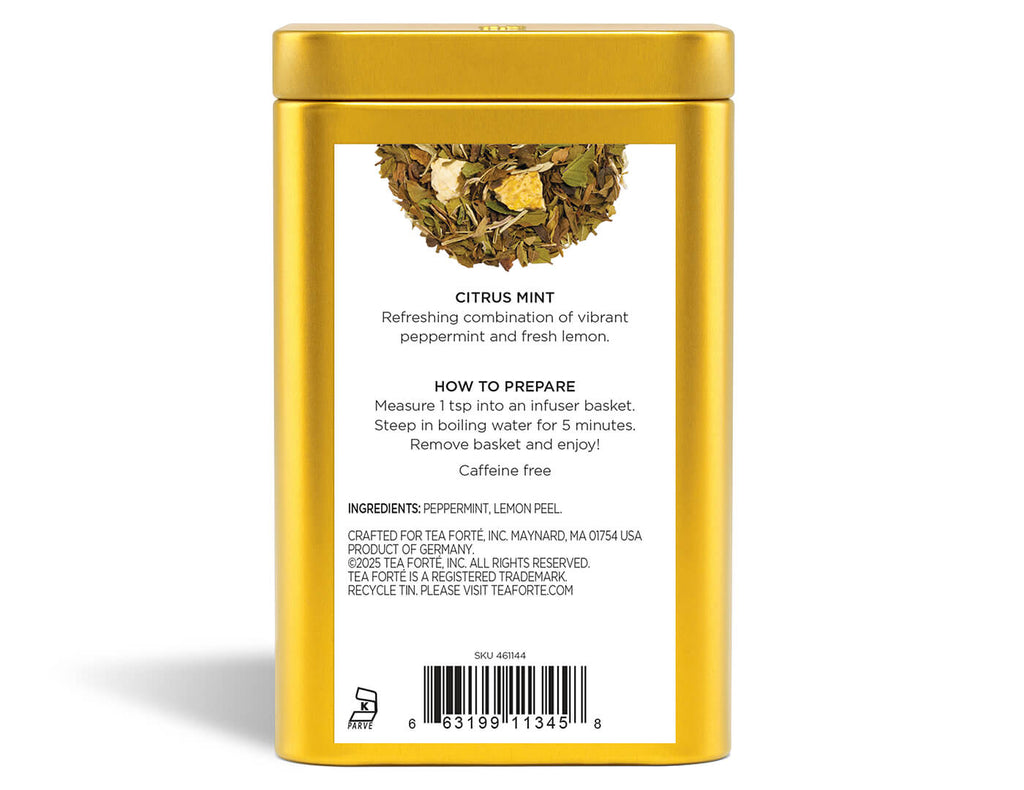 Citrus Mint Loose Leaf Tea Canister