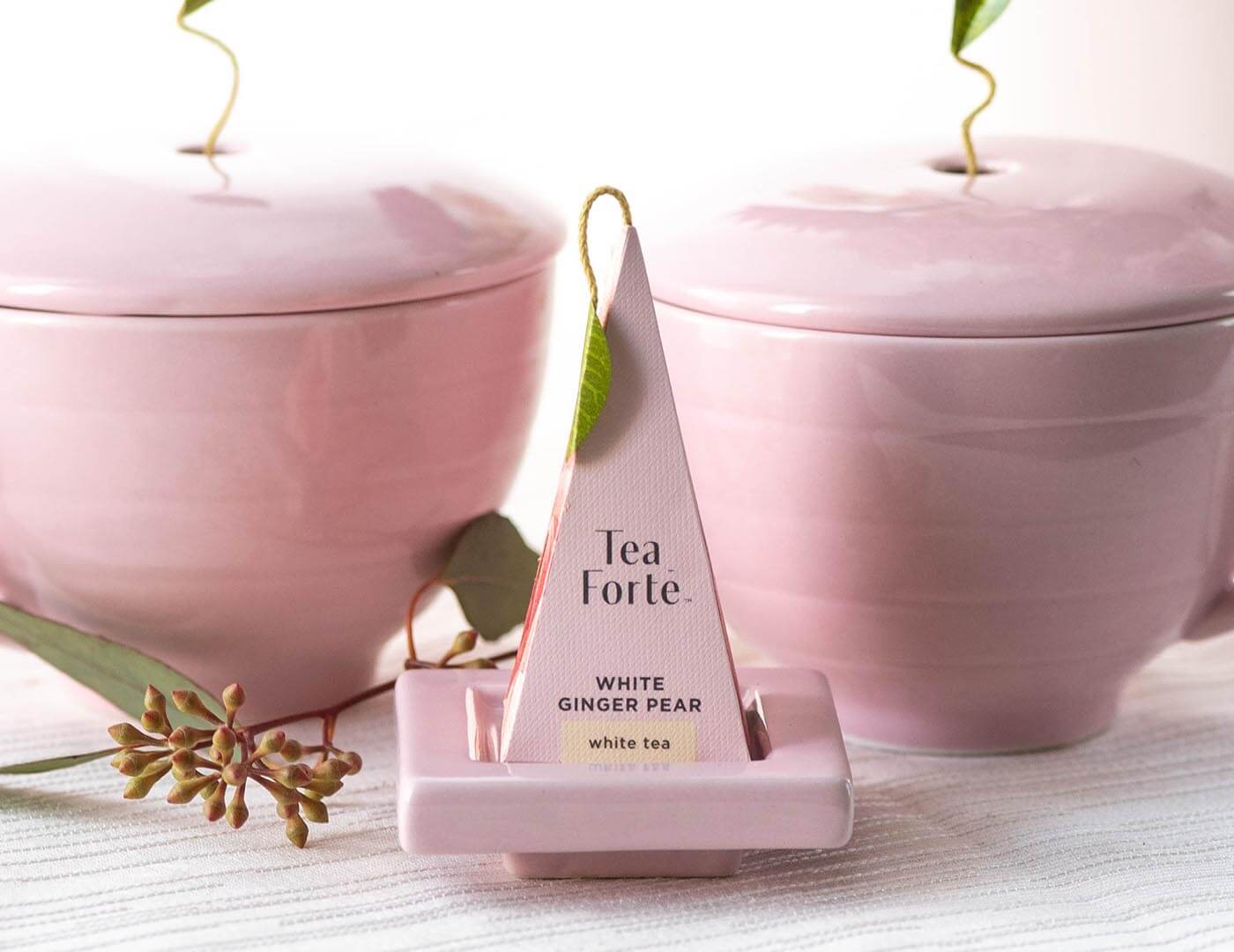 Tea Trays Rose Pink - Set of Two