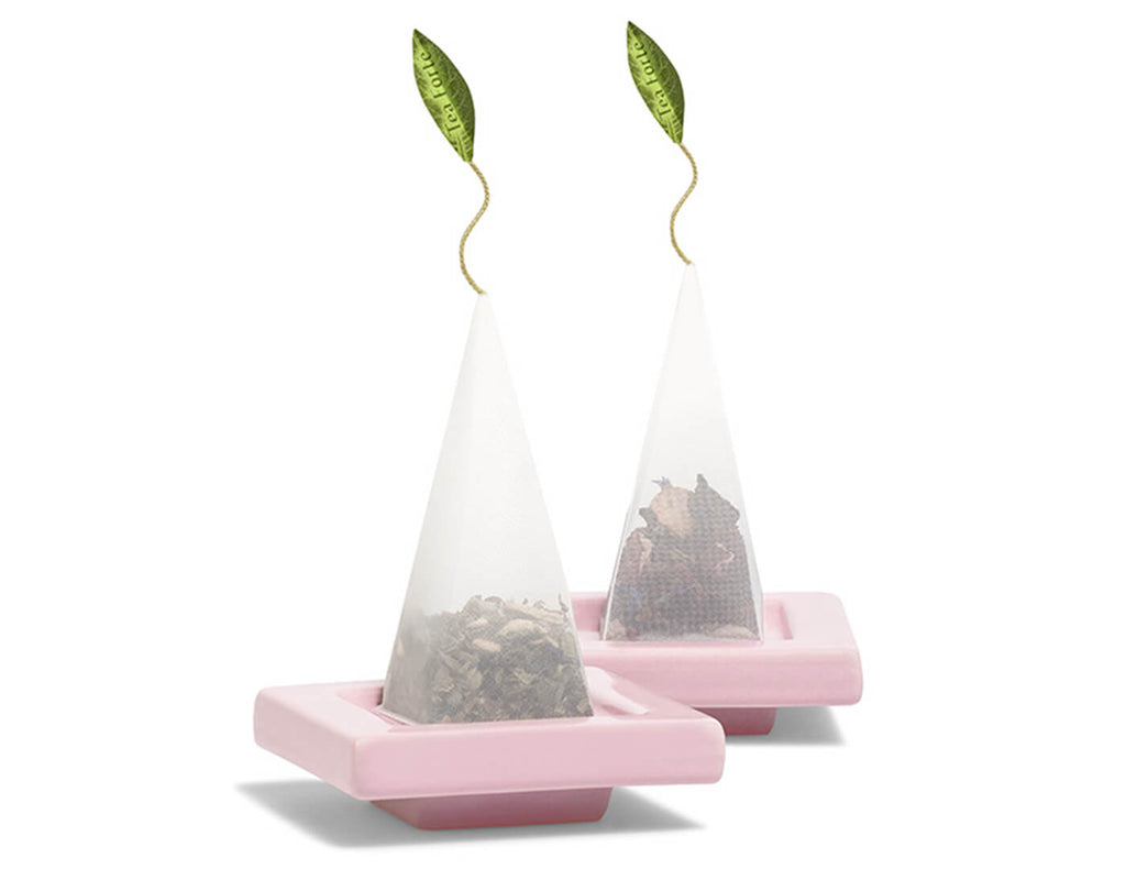 Tea Trays Rose Pink - Set of Two