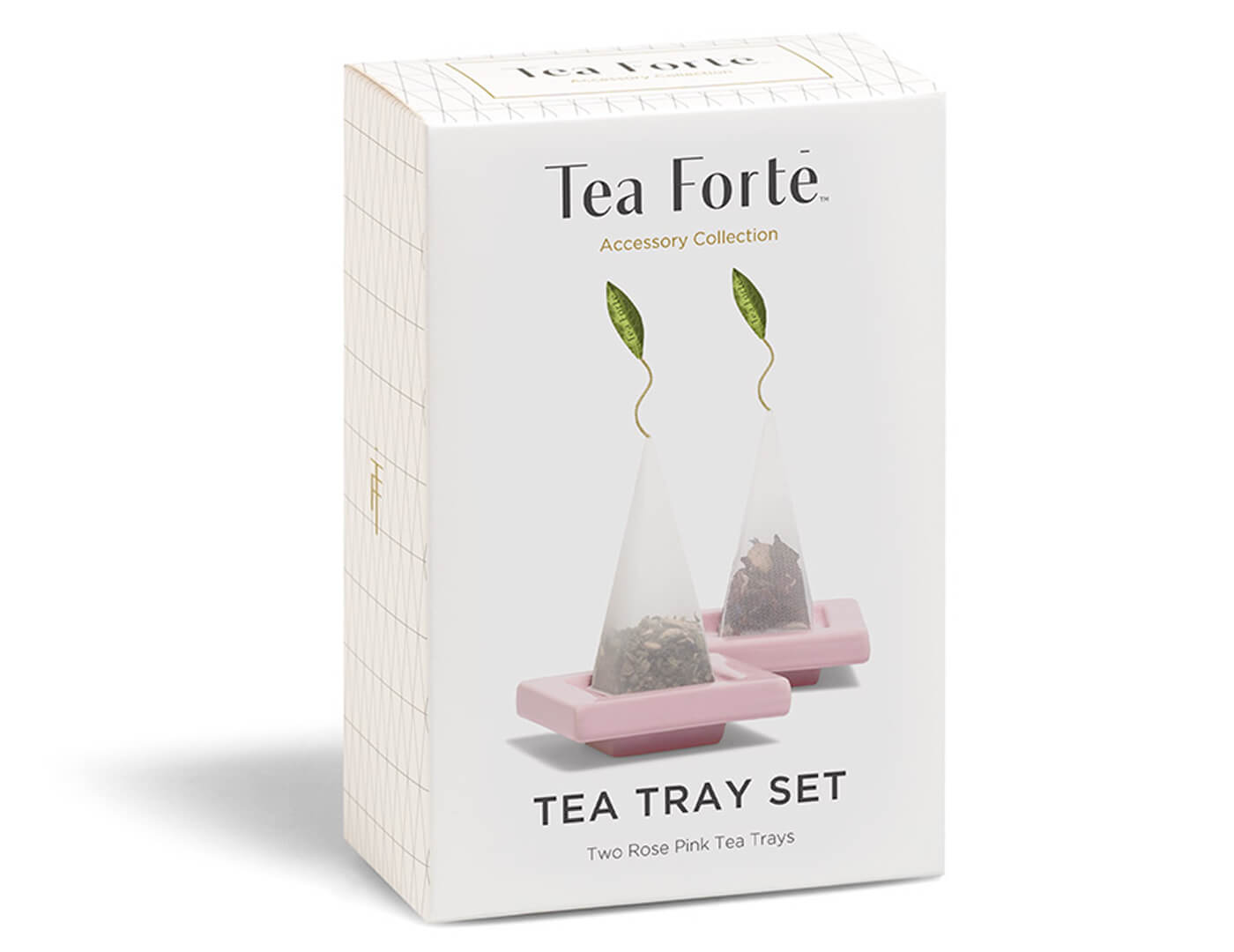 Tea Trays Rose Pink - Set of Two