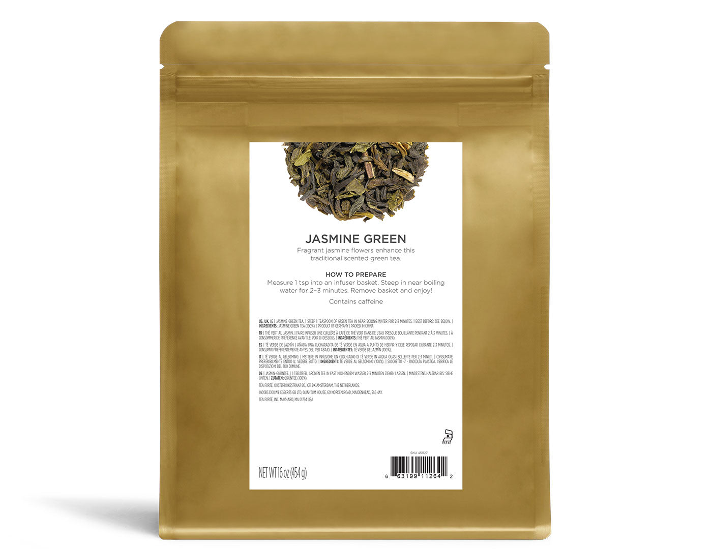 Jasmine Green Loose Tea Bulk Bag