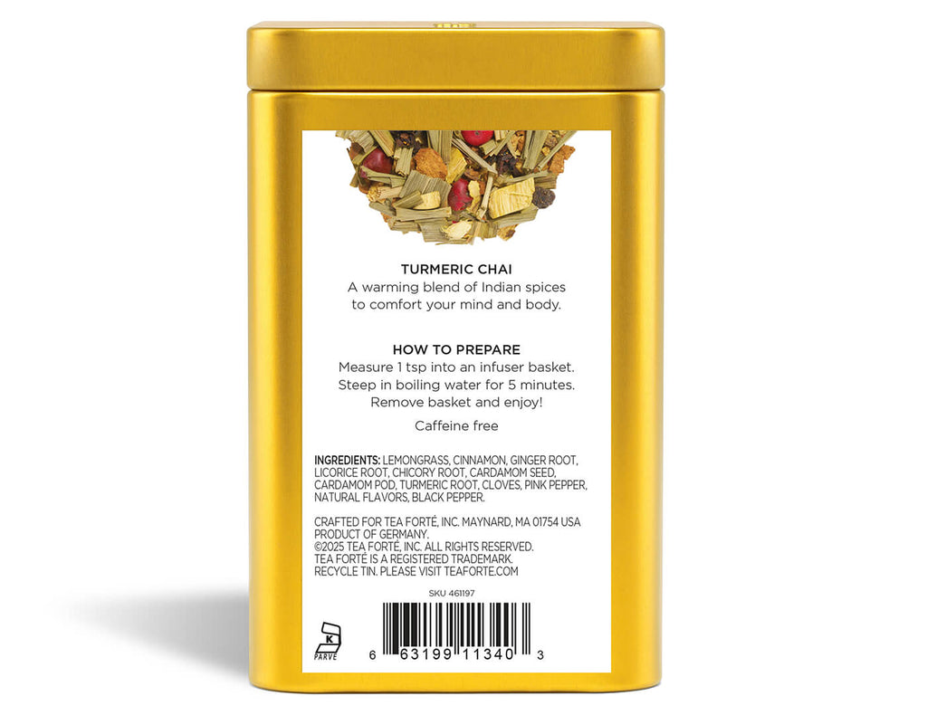 Turmeric Chai Loose Leaf Tea Canister