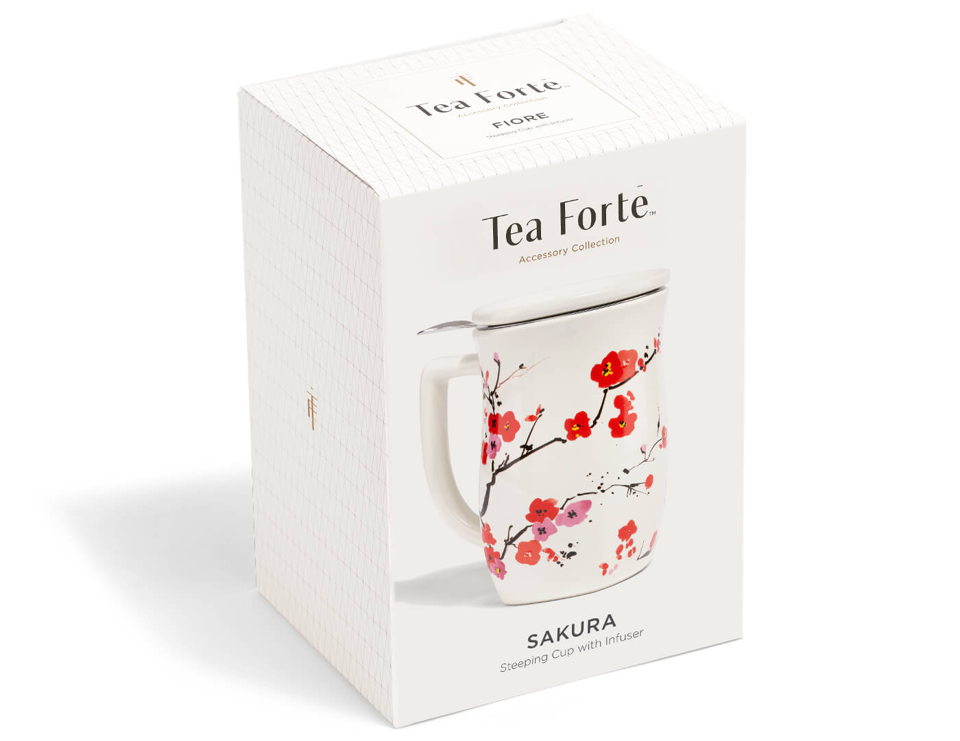 Fiore Steeping Cup with Infuser Sakura