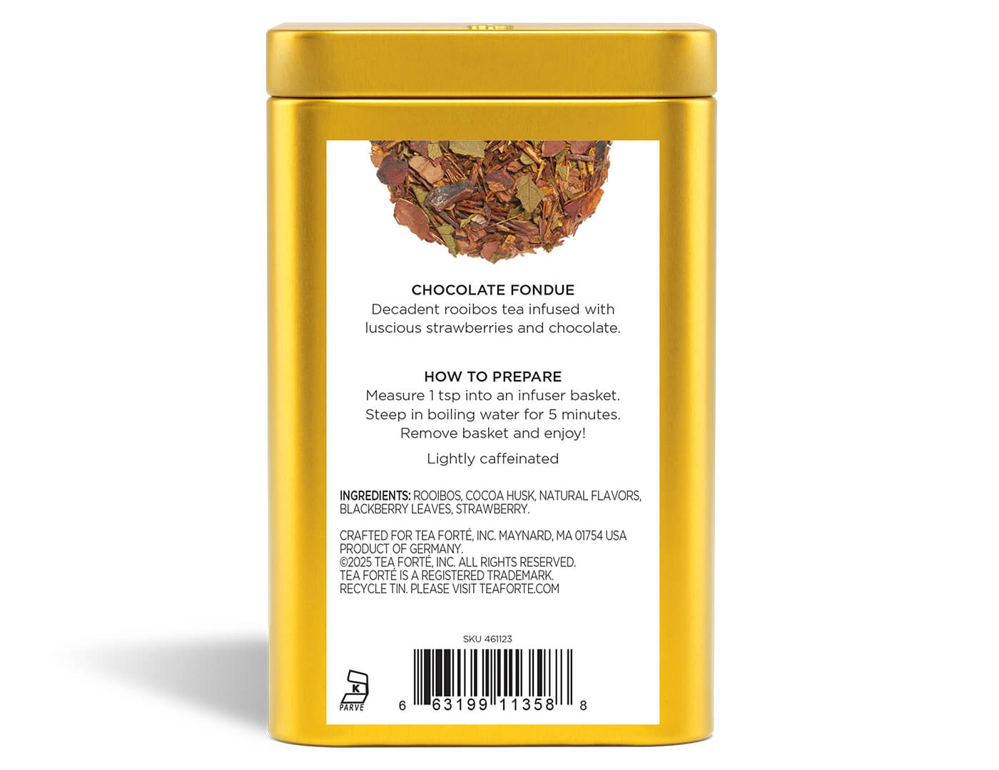 Chocolate Fondue Loose Leaf Tea Canister