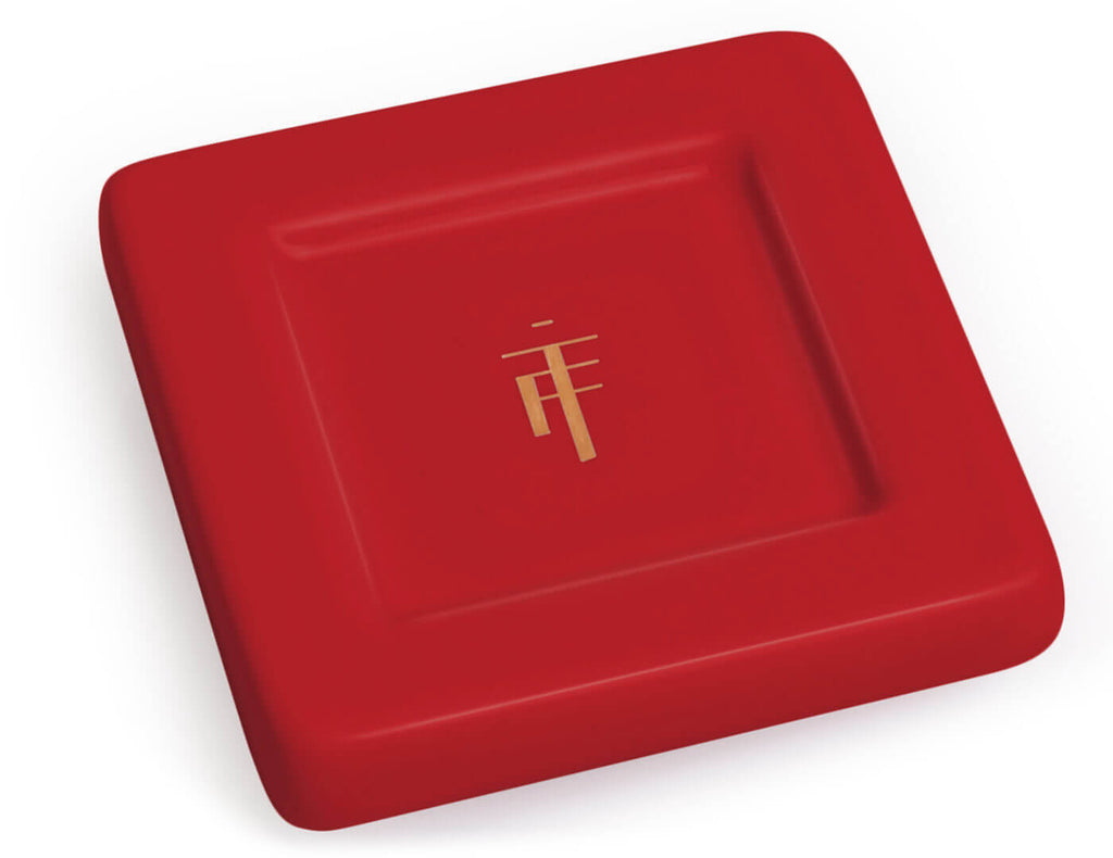 Tea Trays Ruby Red - Set of Two