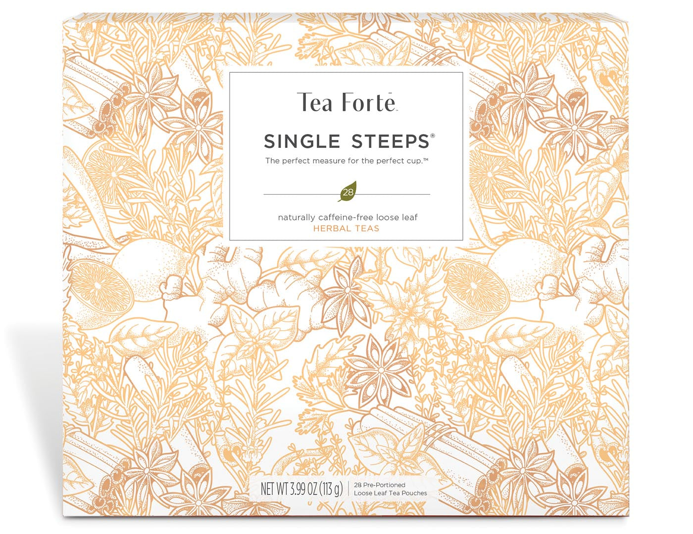 Single Steeps® Tea Chest Herbal Tea Assortment